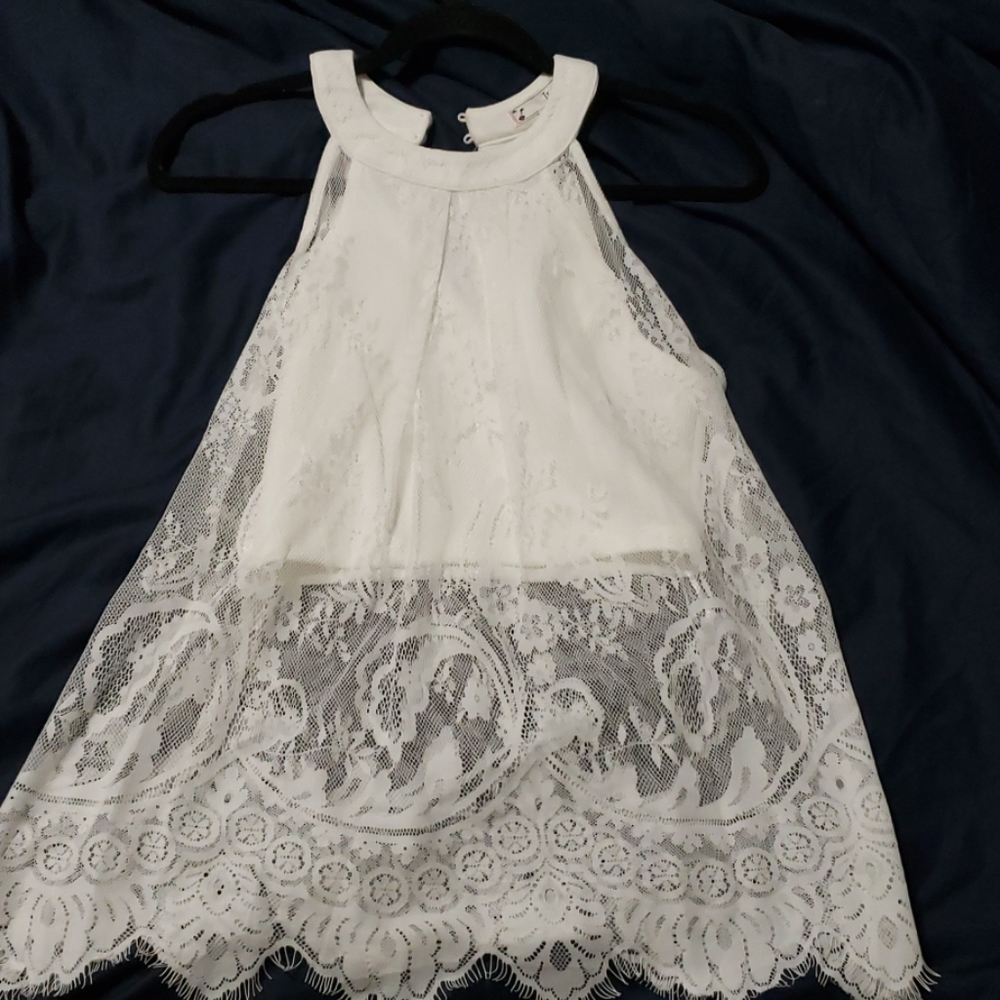 White Lace Top